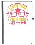 Udnag Ruled Notebook Diary Teacher Student | Livin That 3Rd Grade Life, [A5 80Pages 80Gsm]