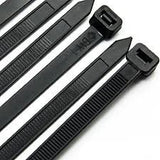 Ela Nylon Zip Wire Organiser Self Locking Cable Tie, 12 Inch, 300 X 3.0 Mm, Black Pack Of 100 Piece