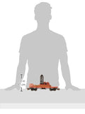 Bachmann Industries Log Skidder With Crate On 20' Log Car - Large G Rolling Stock (1:20 Scale)