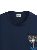 ADRO Tshirt for Men | Anime T Shirt for Men | 100% Cotton Tshirt | Graphic Printed T-Shirt | Chest Printed Tshirt | Spiderman Tshirt | T-Shirts| RN24-STICK-SPID-NB-XL Navy Blue,Navy Blue