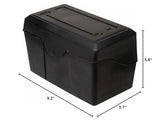 Advantus 45003 Index Card Holders, 5-Inch X8-Inch , Black