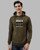 Adro Men'S Cotton Blend Neck Hooded Sweatshirt (H24-Nyc-Ol-2Xl_Olive)