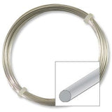 JewelrySupply German Style Silver Plated Round Wire 20 Gauge