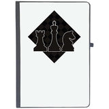 Udnag Ruled Notebook Diary Chess | Chess Pieces 8, [A5 80Pages 80Gsm]