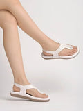 Shoetopia Girls Snd-1182 White Flat Sandal - 6 Uk (Girls-Snd-1182-White),White,6,B0CQK4C376