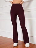 Leriya Fashion Women's Western Ribbed Stretchable Trousers for Women || Casual Wear Jogging Wear || Sweatpants || Lightweight Wear. (X-Large Maroon),Maroon