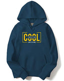 Adro Men'S Cotton Neck Hooded Sweatshirt (H21-M-Jba-Sb_Teal_L)