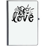 Udnag Ruled Notebook Diary Family | Of Love, [A5 80Pages 80Gsm]