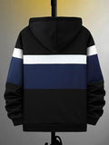 Toplot Men'S Woolen Blend Hoodie With Hooded Neck (Pata-Hoodie-5145-Navy-Xl) Blue,Blue,,B0CJR2R9L8