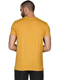 Adro Summer Adventures California Mens Printed T-Shirt (L, Mustard)
