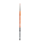 KINGART Premium Radiant 6350-2/0 Liner Series Artist Brush, Synthetic Taklon Hair, Short Handle, for Acrylic, Oil and Watercolor