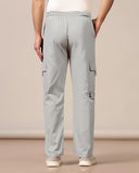 Toplot Cotton Multi-Pocket Cargo Pant For Men (Men-Up-Cargo-5178-Silver-34),Silver,34,B0CYQ8621D