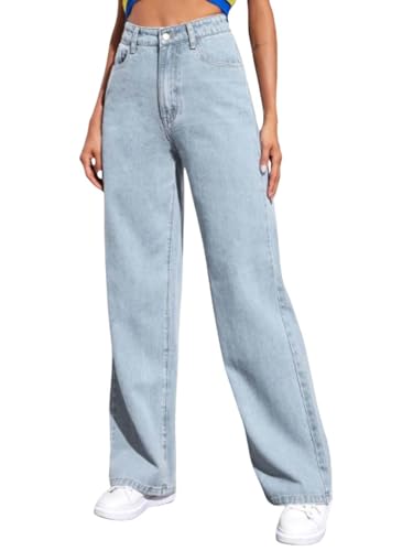 Kotty Womens High Rise Cotton Lycra Jeans (Blue,30)_Kottyladiesjeans823L