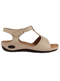 Shoetopia Women'S Block Heel Sandal,Cream,8,B0BSC9L3G7