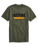 Adro Mens Inspire Cotton T-Shirt (Rn22-03-Core-Ol-L_Olive)