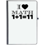 Udnag Ruled Notebook Diary Student | I Love Math, [A5 80Pages 80Gsm]