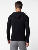 Fyltr Men'S Casual Hoodie T-Shirt - Contrast Drawstring | Metal Button Accents | Casual Winterwear For Men,Every Ebony,Every Ebony,2Xl