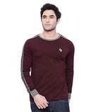 Adro Men'S Slub Cotton Full Sleeve T-Shirt (Fr3-4-Mar-Mr_Maroon_L)