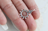 Rosary Bead necklace |925 Sterling Silver