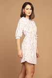Dhruvi Trendz Womens Rayon Women Western Dresses Regular Fit A-Line (Dt-Wd1093_Pink_M)