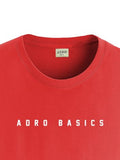 Adro Tshirt For Men | Printed T Shirt For Men | 100% Cotton T-Shirt |Printed T Shirt | T-Shirts | Rn24-Ar2-Rd-Xl Red