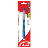 Clic Rubber Retractable Eraser [Set of 4] Color: Blue