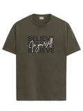 Adro Tshirt For Men | Printed T Shirt For Men | 100% Cotton T-Shirt |Printed T Shirt | T-Shirts | Rn24-Inv-Ol-M Olive