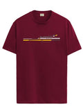 Adro Men'S Graphic Printed 100% Cotton T-Shirt - Regular Fit, Printed T-Shirts For Men (Rn24-Rac-Mr_Maroon_L)