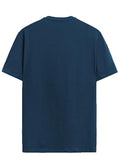 Adro Sports Design Printed T-Shirt For Men - 100% Cotton, Regular Fit, Soft Breathable Fabric. (Rn23-M-Spr-Sb_Teal_L)