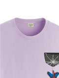 ADRO Tshirt for Men | Anime T Shirt for Men | 100% Cotton Tshirt | Graphic Printed T-Shirt | Chest Printed Tshirt | Spiderman Tshirt | T-Shirts| RN24-STICK-SPID-PU-S Purple,Purple