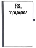 Udnag Ruled Notebook Diary Rs. Ce,00,00,000/, [A5 80Pages 80Gsm]