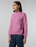Fyltr Women'S Casual Stand Collar Jacket With Drop Shoulder & Boxy Fit - Half Zipper | Utility Pockets | Rib Hem & Cuff,Cotton Candy Blush,Cotton Candy Blush,2Xl