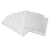 Neomate Heavy Duty 100 Micron Document Sleeves | 50 Pcs A4 Transparent Sheet Protectors with 11-Hole Punched for Ring Files | Wa