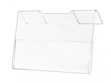 Marketing Holders 6 Pack Business Card Acrylic Holder Grid or Slat Wall Holds 3.5 x 2 Printed Media for Automotive Dealerships