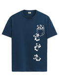 Adro Men'S Solid Regular Fit T-Shirt (Rn24-Poc-Sb_Teal