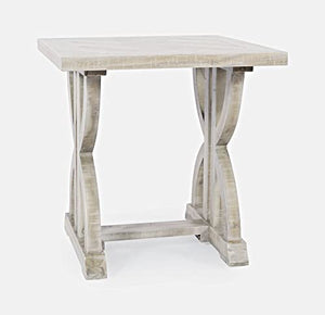 Jofran Inc. Fairview Rustic Trestle End Table