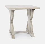 Jofran Inc. Fairview Rustic Trestle End Table