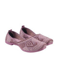 Shoetopia Embroidered Ethnic Peach Ballerinas For Women & Girls /Eu39,Peach,6,B0F9FLM222