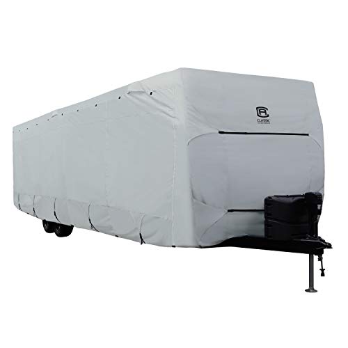 Classic Accessories Permapro Lightweight Ripstop And Water Repellent Cover, For 33 - 35 Travel Trailers, 80-325-201001-Rt