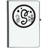 Udnag Ruled Notebook Diary Christmass | Christmas Monogram S, [A5 80Pages 80Gsm]