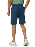 Xyxx Men Cotton Rich Shorts, Regular Fit, Solid, Pack Of 1, Xysht13Xl, Oxford Blue, Xl