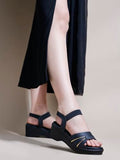 Shoetopia Elegant Black Block Sandals For Girls /Eu38,Black,5,B0F6TVTZTW