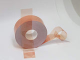 Transparent Vinyl Tape with Self-Adhesive. (3/4 inch x 50 ft, Tan)
