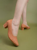 Shoetopia Solid Pointed Toe Tan Pumps For Women /Eu40,Bronze,7,B0DK7FP6J7