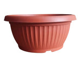 Shopathon India Brown Round Bowl Premium Plastic Home Garden Lotus Flower Plantation Deep Pot For Adeniums, Agaves, Bonsai Tree,