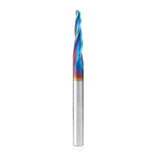 Amana Tool 46286K CNC 2D & 3D Carving 3.6 Deg Tapered Angle Ball Tip 1/8 Dia x 1/16 R