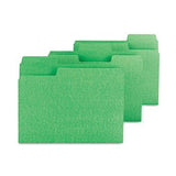 Smead SuperTab Colored File Folders FOLDER,SUPERTAB,LTR,GN (Pack of3)