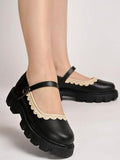 Shoetopia Women'S Block Heel Mary Janes Black-Eu36 /Uk3,Black,3,B0CXJ39YWB