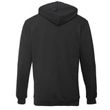 Adro Men'S Solid Cotton Zipper Hoodies (Zh22-M-Pln-Bl_Black_Xl)