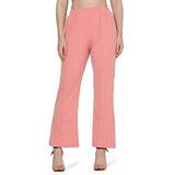 Dhruvi Trendz Womens Spandex Trousers Regular Fit Trousers (Dt-Tr-704_Pink_Xl)
